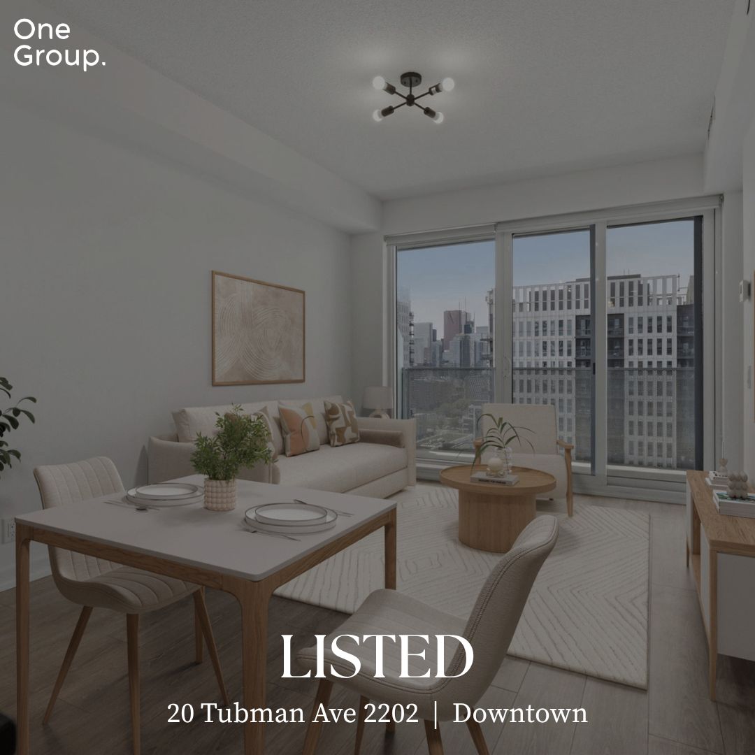 OneGroupToronto's tweet photo. Exceptional High-floor Residence Showcasing Modern Design and Premium Finishes

DM us for a private viewing or for more information.
20 Tubman Ave 2202

Sale Price: $549,000

1+1 bedroom
1 bathroom
610 sqft

Listing Agent: Nasma Ali
Brokerage: Real Broker Ontario LTD https://t.co/HSqIfHgQZv