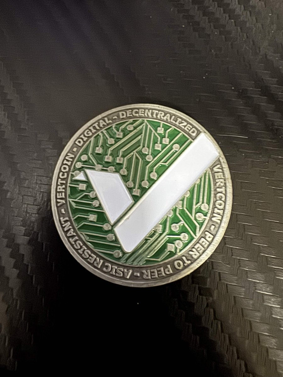 snxraven's tweet photo. @Vertcoin Today I found my physical cold storage wallet I purchased on chain way back in 2014. Neat. https://t.co/evojRiY5oU