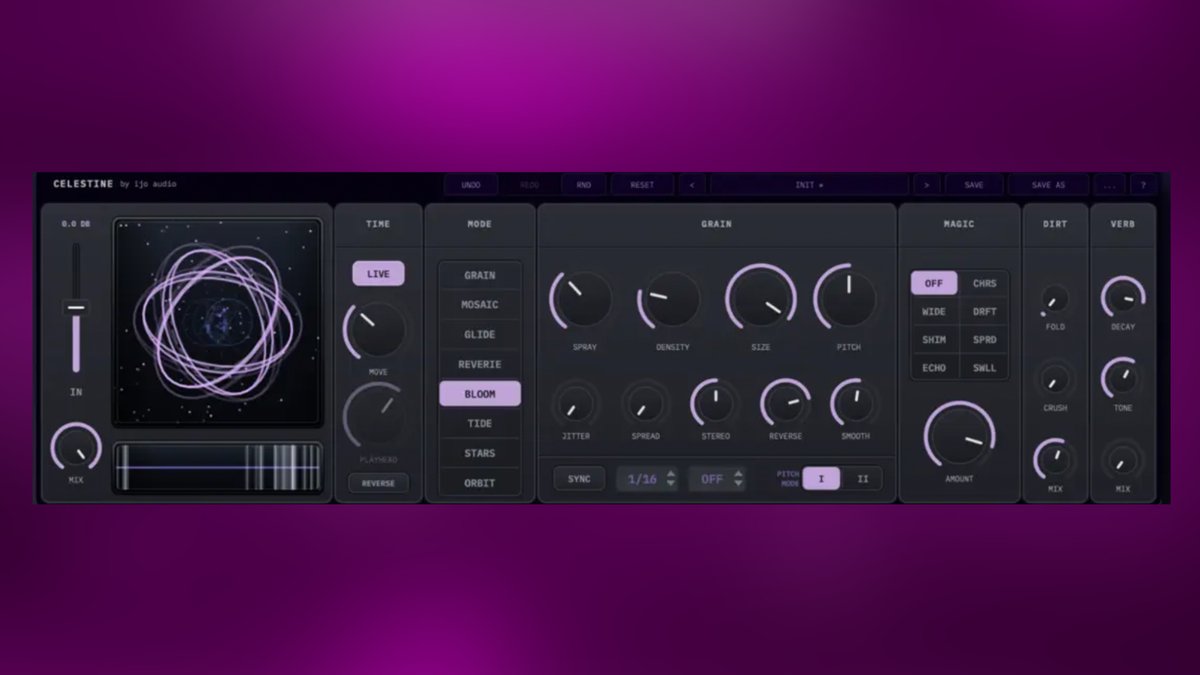 synthanatomy's tweet photo. ijo audio Celestine: a colorful granular FX plugin for iPadOS and M4L https://t.co/Ixgq9I9vbC
#granularfx #sounddesign #musicapps #apps #musicproduction #musicproducer #ipad #auv3 #synthanatomy https://t.co/SOUvBIDsLD