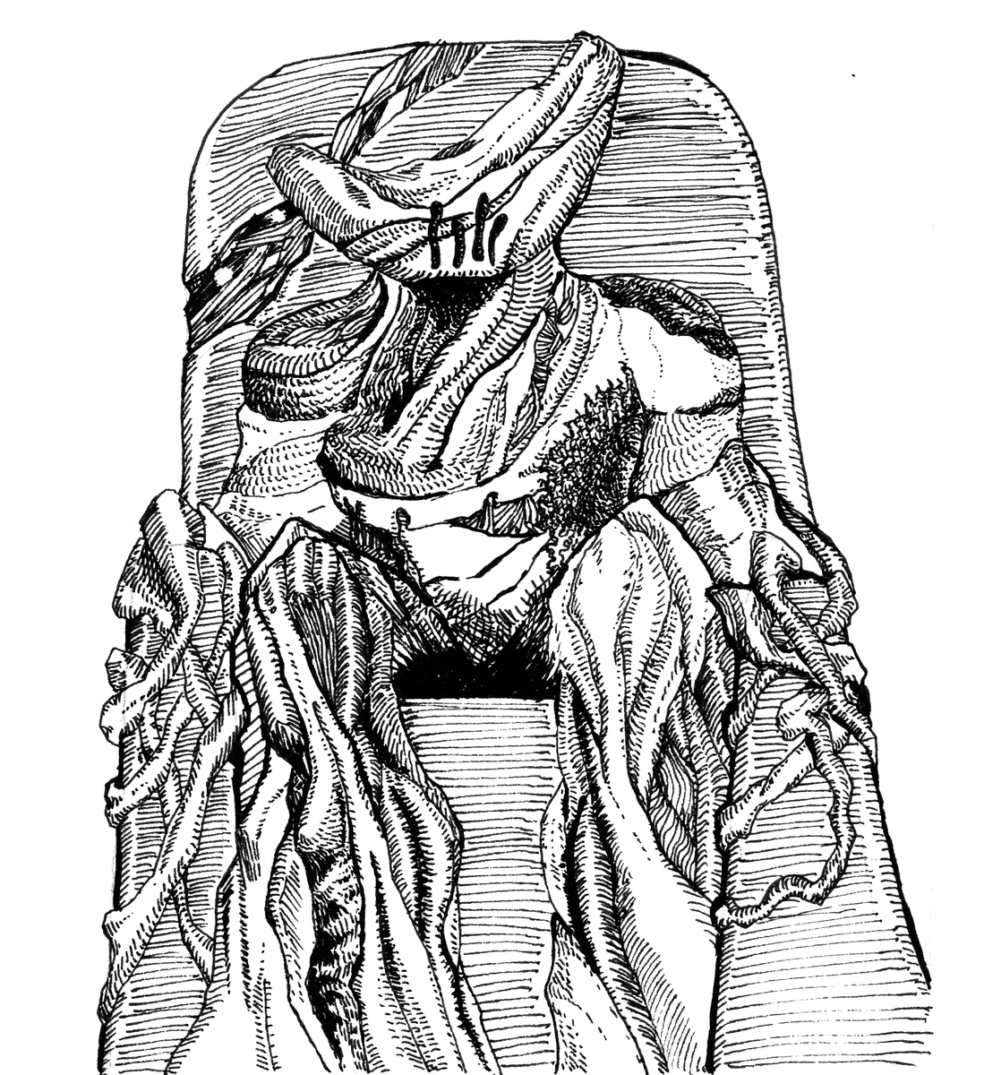 LatticeParable's tweet photo. my ink drawings from 2024 https://t.co/e3OrZyhcFC