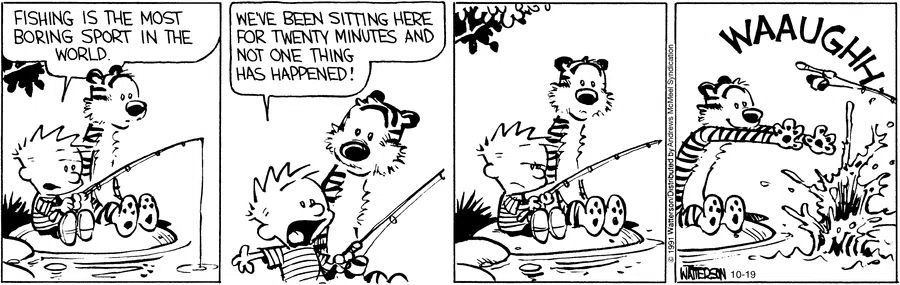 Calvinn_Hobbes's tweet photo. Twenty minutes of nothing… and then absolutely everything.
#CalvinandHobbes #Chaos https://t.co/1TgxIiaXIJ