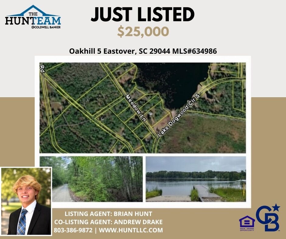 HuntLLC's tweet photo. Just Listed! 5 Oakhill Eastover, SC

🏡 Build your dream home in Lake Dogwood! ~0.85 acre level lot
🎣 Access to 135-acre Murray Pond
🪖 Near Fort Jackson, McCrady &amp; McEntire 
🌳 Rural setting

For complete details; https://t.co/DiHceSXT0L

#LakeDogwood #LandForSale https://t.co/qOAr7WUG2X