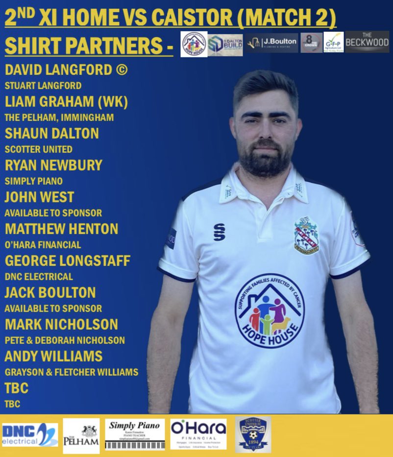 MessinghamCC's tweet photo. TEAMSHEETS 🏏

The teamsheets are in for this weekends matches. The 1st XI travel to Lindum whilst the 2nd XI host a T20 cup day as part of the Mike Savage Cup. Then on Sunday a youthful 3rd XI travel to Outcasts.

#upthemess 🏏 https://t.co/sDhVnQ10ev