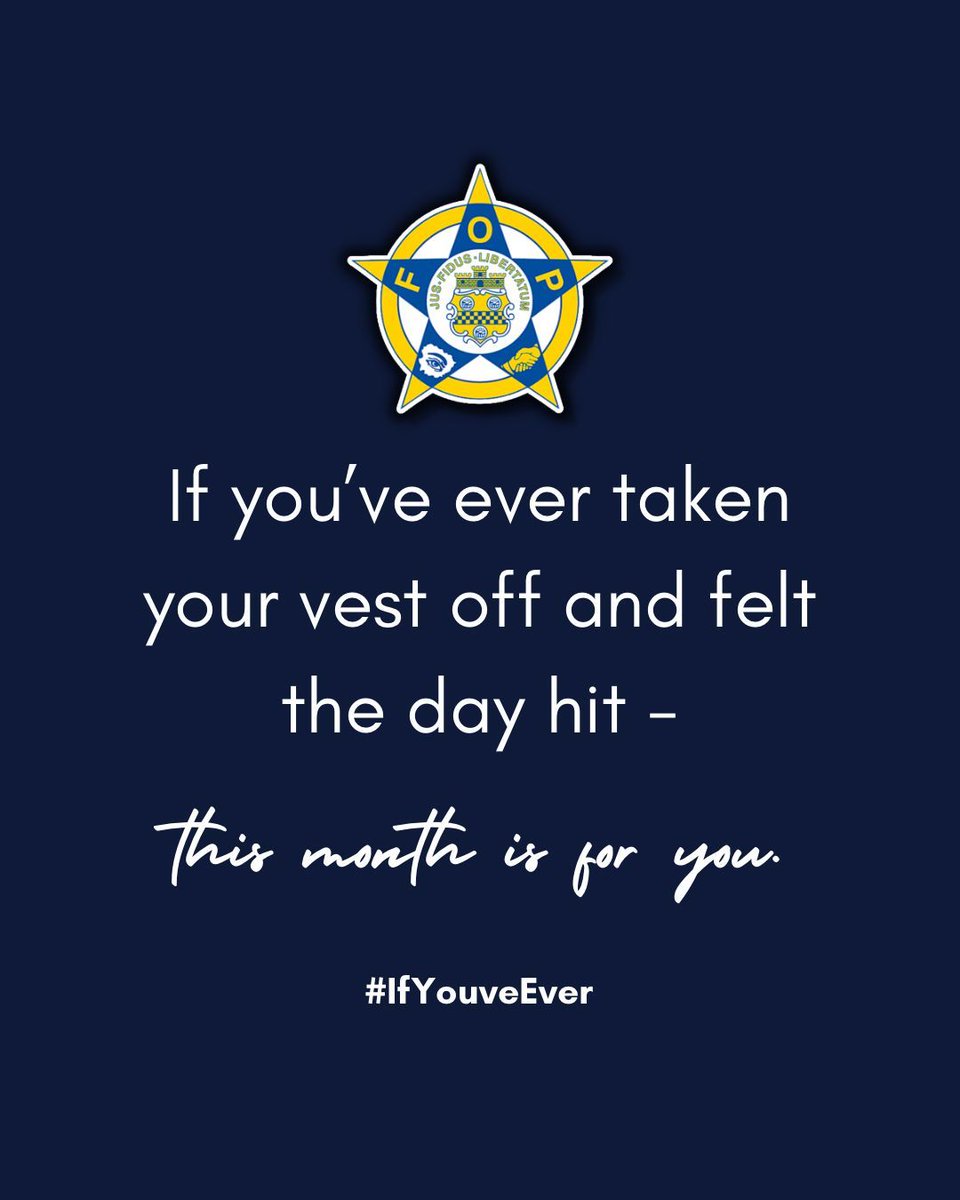 GLFOP's tweet photo. It’s not just physical.
#IfYouveEver #PoliceWeek #FOPStrong #EndOfWatch #HeavyDays https://t.co/qbPAnL16QL