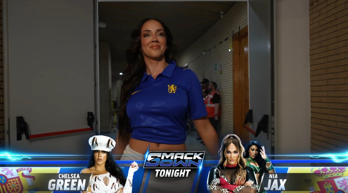 wrestlelamia's tweet photo. my goodness. How over 🔥🔥

#Smackdown https://t.co/f0KCujPvRO