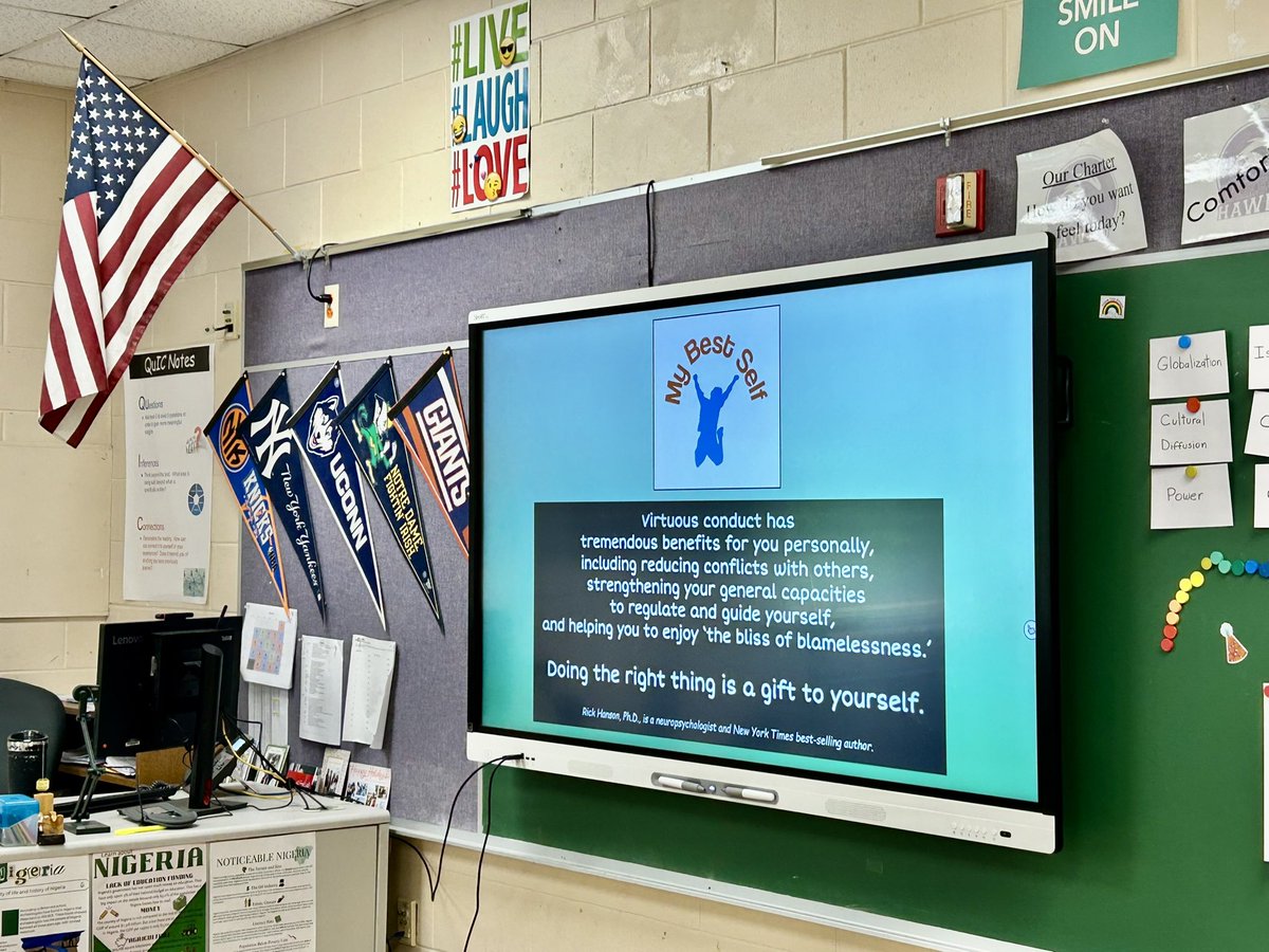 DavidGusitsch's tweet photo. During Workshop at @SaxeMS today, 7th-graders reflected on &amp; discussed digital wellness, responsible online behavior &amp; decision making, being good digital citizens, &amp; how to work on being our best selves online &amp; IRL (in real life). All important skills in an ever changing world! https://t.co/VWcFFuHO2S