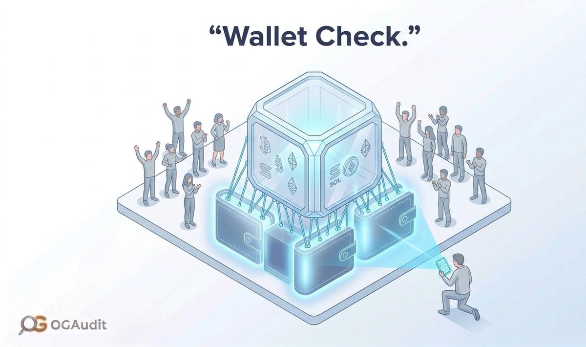 OGAudit's tweet photo. Wallet Check

Before trusting a project, check what the smart money is doing.

Are insiders quietly exiting?
Are a few wallets controlling everything?
Is liquidity actually stable?

OGAudit helps users spot concentration risks before they become disasters. https://t.co/NU4jDX5zjg