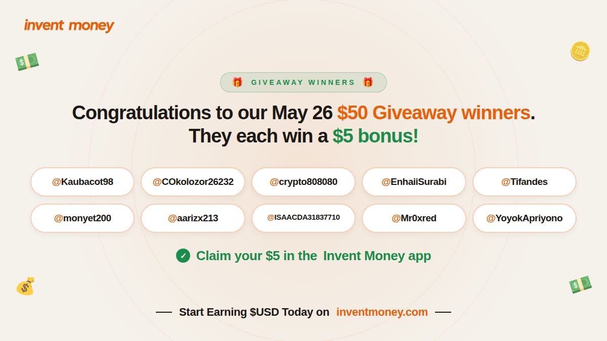 InventMoney tweet media