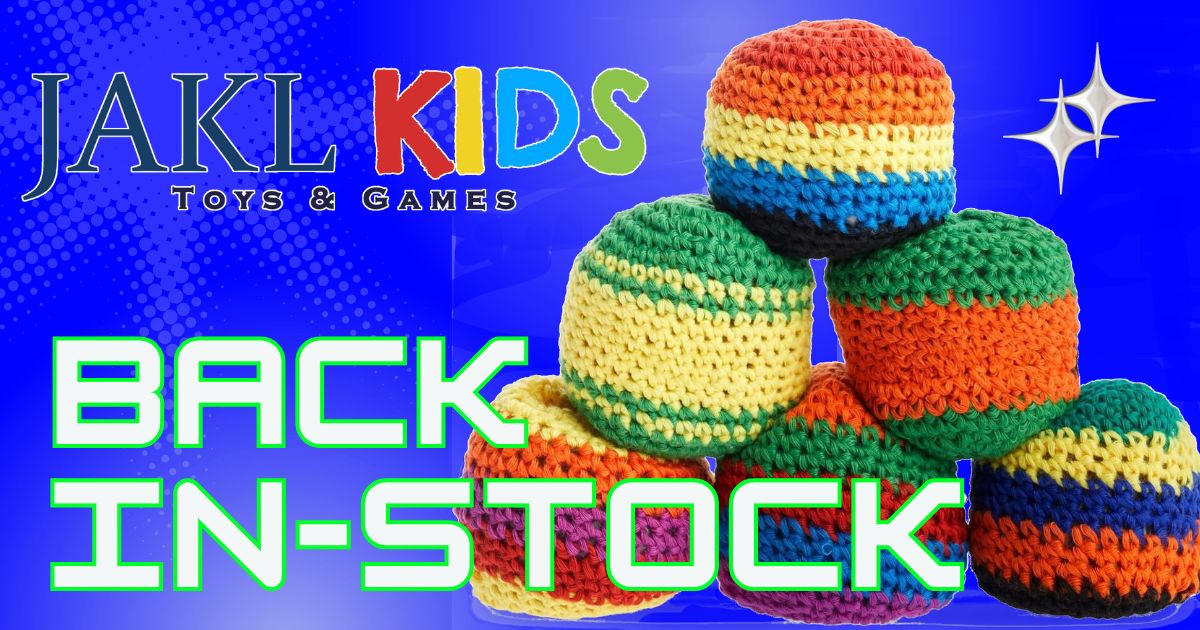 JAKL_KIDS's tweet photo. RESTOCK ALERT 🚨 Hacky sacks are back! Grab your favourite colours before they disappear again

#jaklkids #hackysacks #toystore #orangeville https://t.co/6Q5OycwX3x