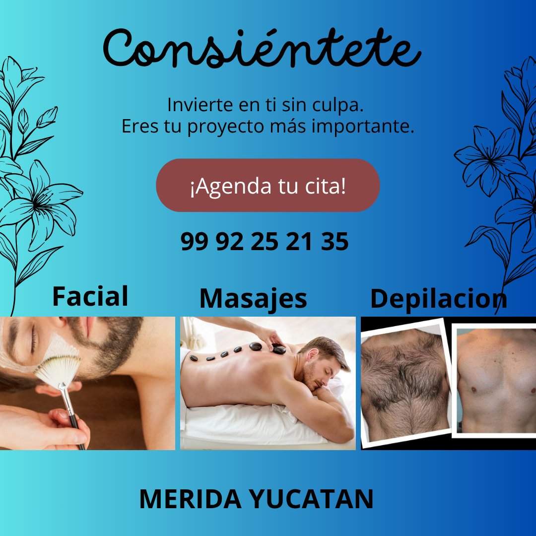 spa_maya's tweet photo. 👔 PAPÁ TAMBIÉN MERECE CONSENTIRSE 
Este Día del Padre regálale una experiencia única de relajación
✨ Masaje Relajante + Facial Rejuvenecedor ✨
✔ Brinda bienestar y descanso
🎁 Haz que papá disfrute de un momento especial
Agenda hoy al WhatsApp: 9992252135
📍 Mérida, Yucatán https://t.co/TikinFSbr2