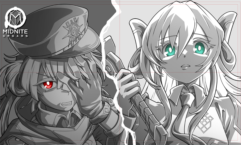 Midnite_Dreams's tweet photo. Base Shading almost done!
So for the name I'm thinking maybe
"The Broken and the Rightenous"? 

What do you think? https://t.co/TdPcoMsxGU