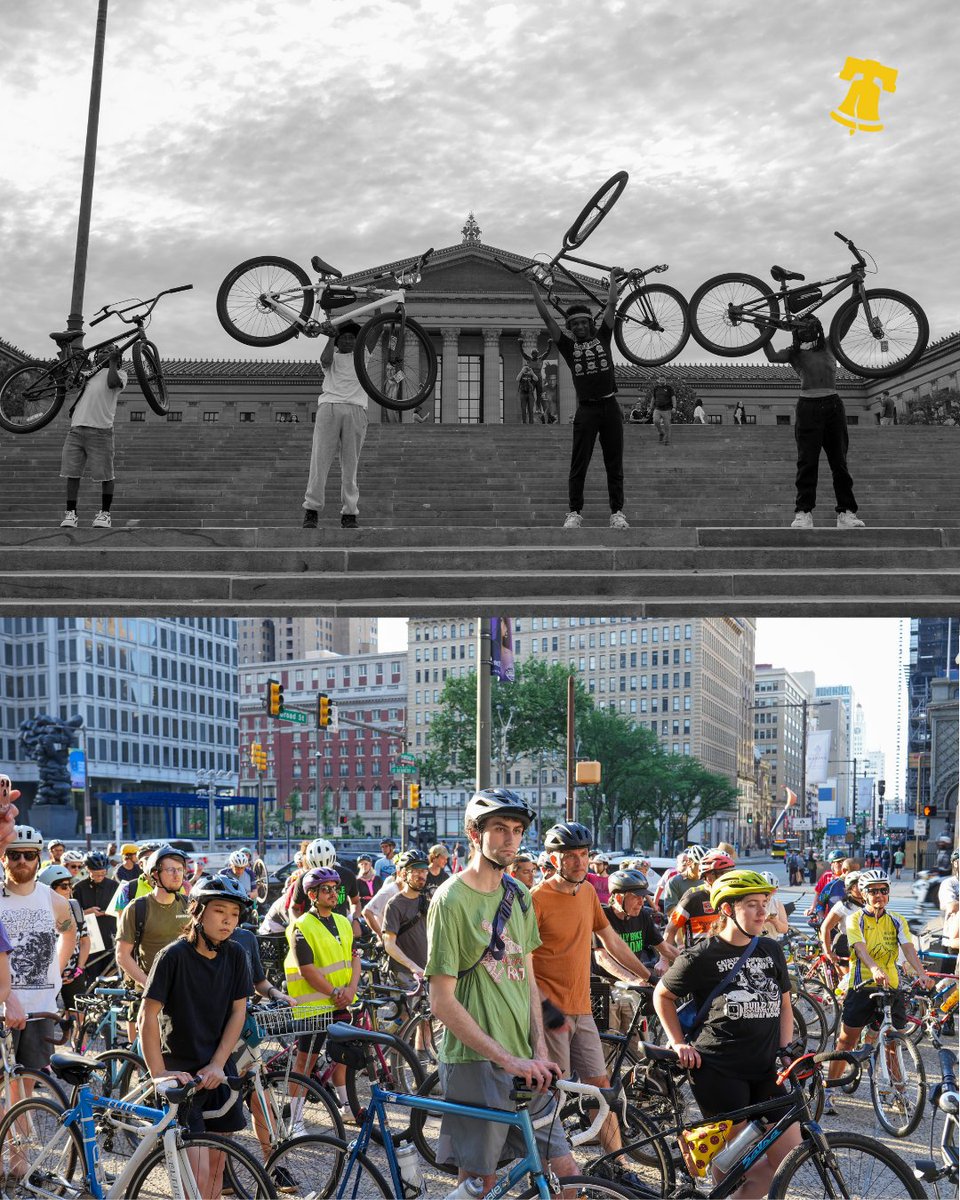 PhillyOTIS's tweet photo. We were proud to participate in the 22nd Philadelphia Ride of Silence, organized by @bcgp. Thirteen cyclists have been killed in the Delaware Valley in the last year - and we won't stop until that number is zero. https://t.co/YiaHkaqXpx