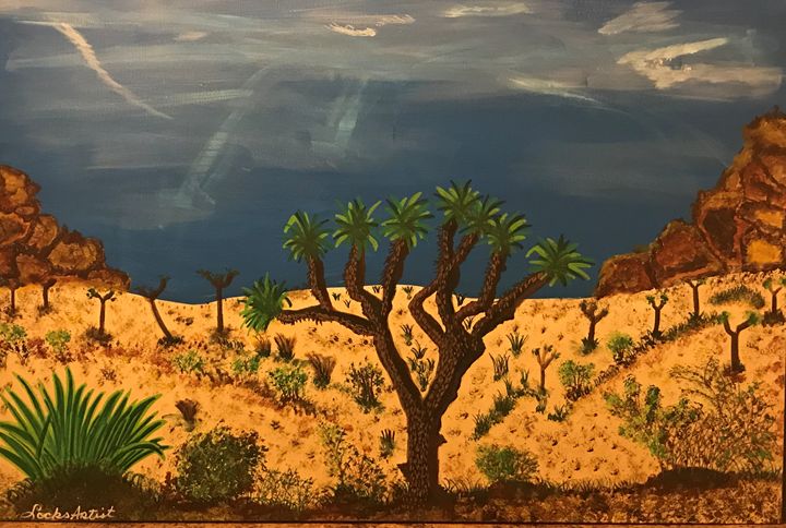 TheLocksArtist's tweet photo. Art of the Day! "Joshua Tree". Buy at: https://t.co/PjnPknUIYJ https://t.co/jqThVuEbsD