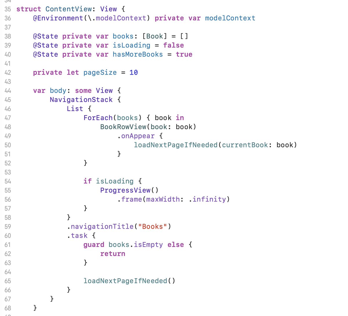 azamsharp's tweet photo. Infinite Scrolling with Pagination in SwiftData https://t.co/hUPkoqj4xD