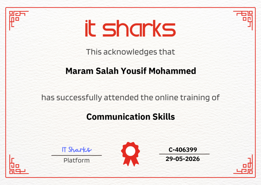 ITSharksPro's tweet photo. بعض إنجاز طلابنا اليوم 29-05-2026 على #التطبيق ، للتأكد من اعتماد الشهادة ، https://t.co/qj3mVGD8Ac https://t.co/Ww5jhd1pe0