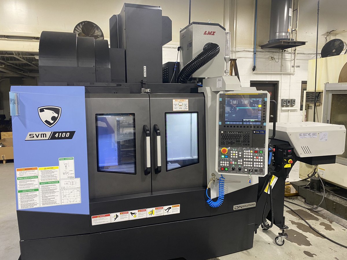 EllisonTech's tweet photo. Manufacturing is booming in NE Ohio! 🇺🇸 Check out this recent delivery via Nick Sowards: a Cleveland shop just added (2) DN Solutions DNT 2600 lathes and an SVM 4100 mill to the floor. Time to eat metal and print 💰!
#EllisonTechnologies #DNSolutions #CNC https://t.co/OwDMLtz1az