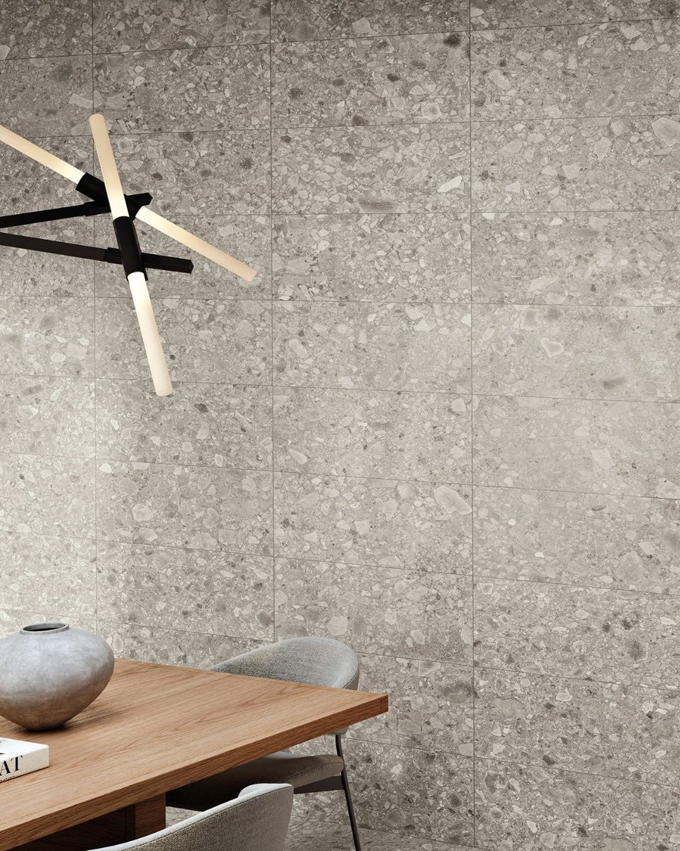 Coverings's tweet photo. The #TileTrends at #Coverings2026 gave us lots to talk about &amp; more to look forward to. The show floor was rife with trending tile &amp; stone styles, from shimmering metallics to bold colors &amp; more. Now, the countdown to #Coverings2027 begins. What trends do you think we'll see? https://t.co/g1KPlUaOU6