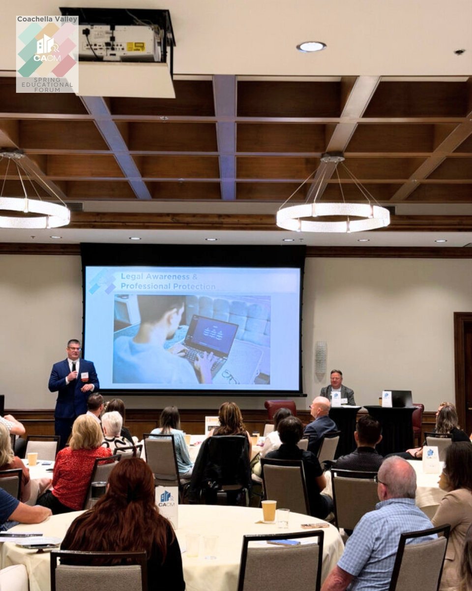 CACMchat's tweet photo. That's a wrap! We finished off our 2026 Spring Educational Forums strong with breakfast at Coachella Valley.  🌟

Thank you to everyone who attended the local forums; we'll see you again in the fall! 💫

#CACM #CommunityManagement https://t.co/uIUWX9Zh0F