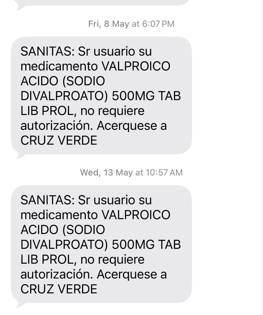 AchioteCo's tweet photo. Fracaso del sistema de salud que empresas privadas multinacionales como @sanitas_eps @Keralty2 #Sanitas #Colsanitas #Keralty #CruzVerde impongan en 15 días autorización cuando en intervención de @Supersalud se eliminó esas reestricciones @petrogustavo hoy me quedé sin medicamento https://t.co/DHPW6THaRX