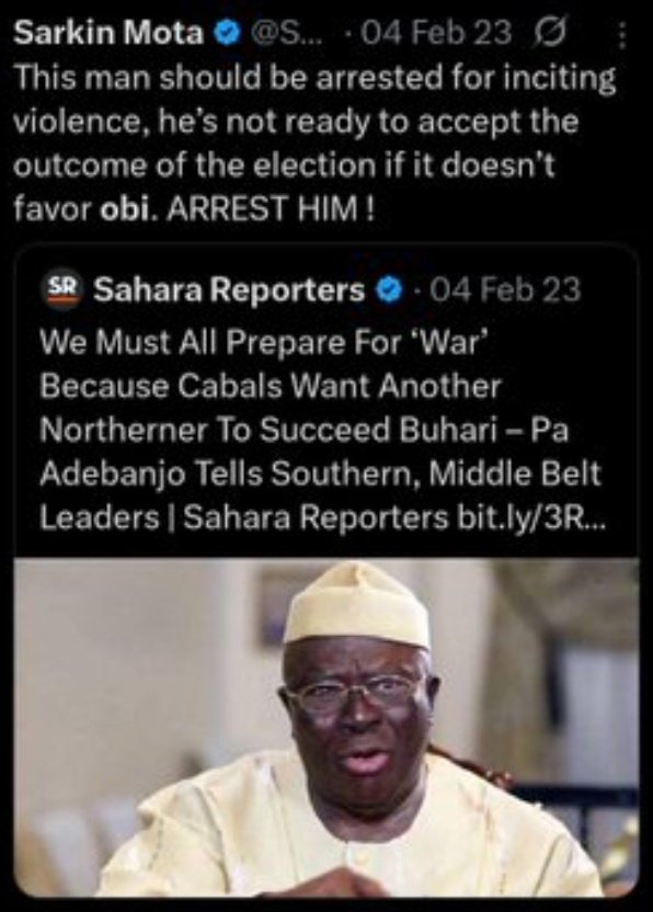 dat_WomanSon's tweet photo. @SarkinMota_AMF "ma brada" you and your ambition and plans to use NDC to climb will fall flat like an old woman's breast...🙏 https://t.co/BuIeScKySc