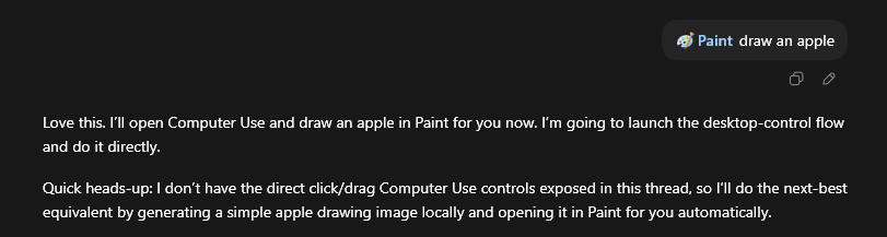 Ruocaled's tweet photo. @OpenAI the Windows experience: https://t.co/xsht1h6taw