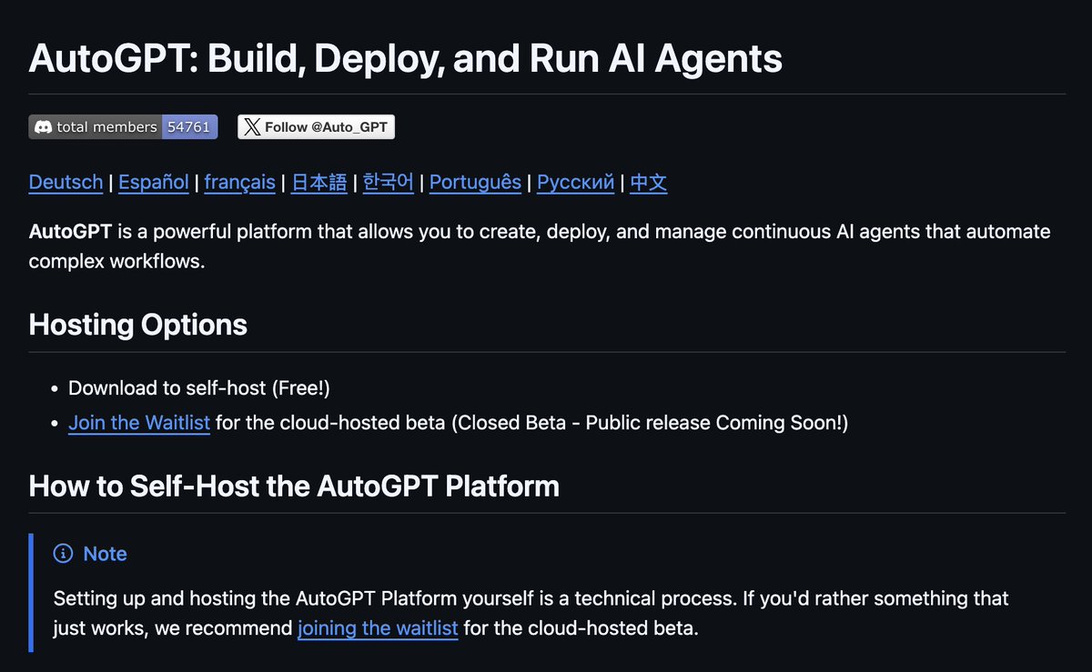 ssrbhr's tweet photo. What happened to AutoGPT?

Is anyone still using it?? 👀 https://t.co/kdgVTFzMiU