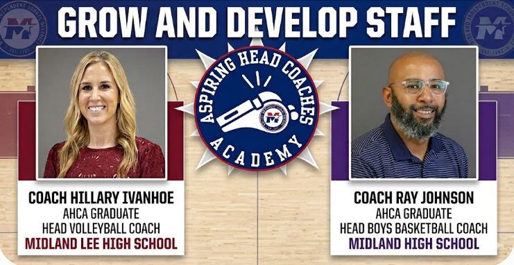 Wesley_A_Torres's tweet photo. 🌟Grow &amp; Develop Staff🌟
As part of the @Midland_ISD Strategic Plan, we are #MISDProud to invest in our own assistant coaches. Through our Aspiring Head Coaches Academy, Coach Ivanhoe and Coach Johnson developed leadership skills to take the next step. @RebVolleyball @DawgHoops1 https://t.co/ObA98UNZcQ