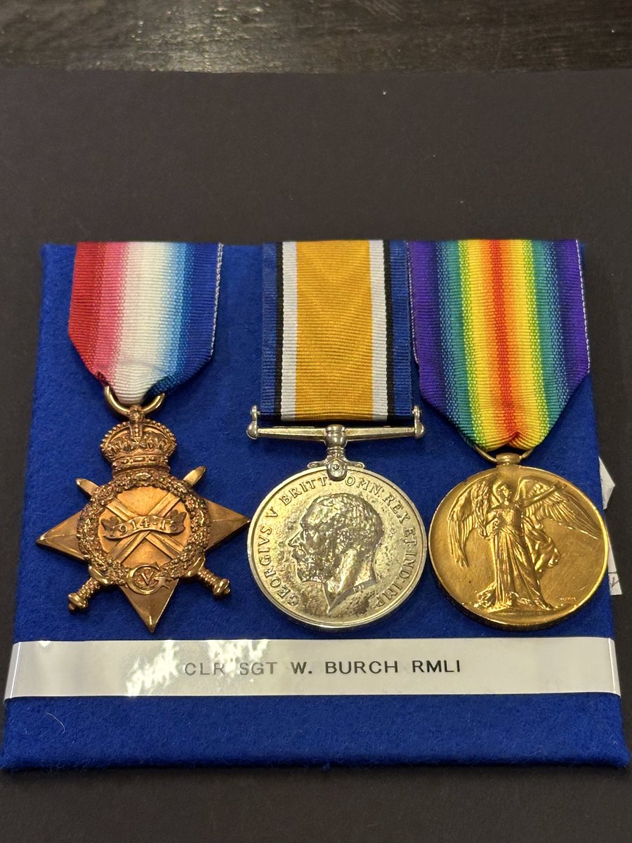 BygonesTorquay's tweet photo. Available from our shop before we load them onto our online one #WW1 #RMLI #Medals #BygonesTorquay https://t.co/vzfywrV1Ee