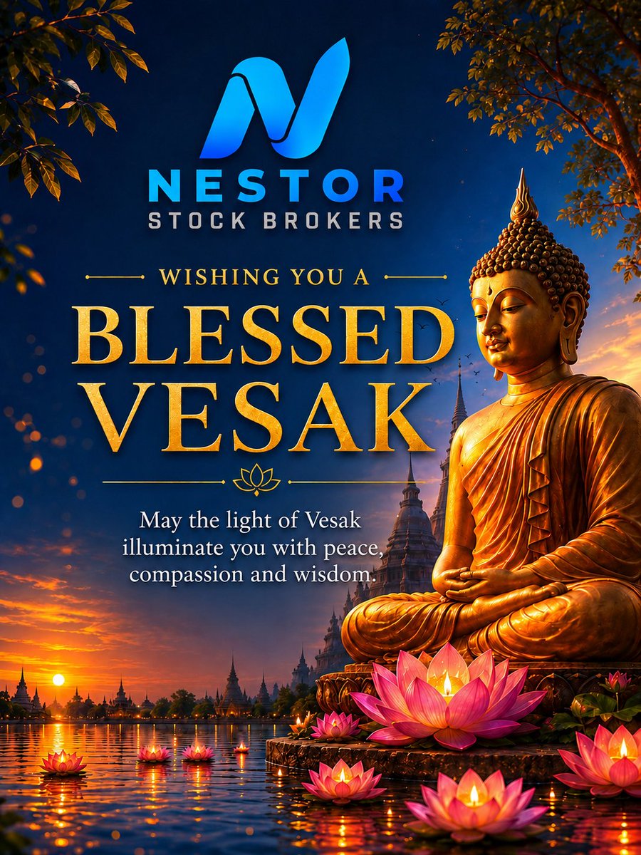 nestorstocks's tweet photo. Wishing you a Happy Vesak Day!
සියලු දෙනාටම සුබ වෙසක් මංගල්‍යයක් වේවා!
இனிய வெசாக் தின நல்வாழ்த்துக்கள்! https://t.co/SGBlJfxkLI