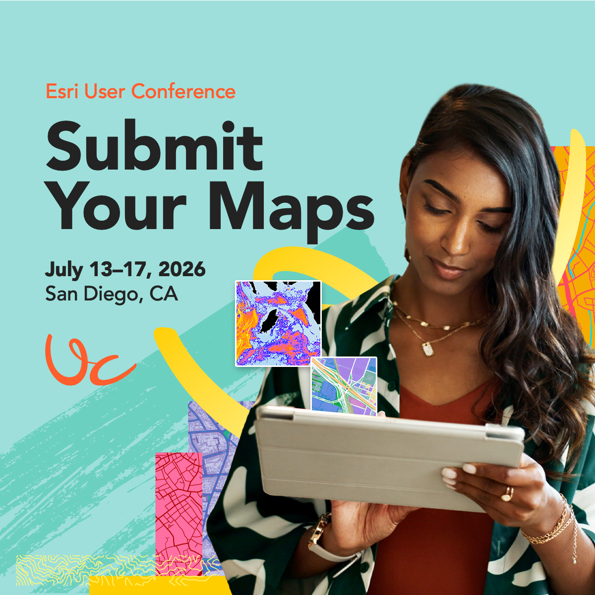 EsriUC's tweet photo. Today is the deadline! Last call to submit your maps for a chance to shine in the Map Gallery. 🗺️✨  

🔹Submit: https://t.co/vVCHyq6mGX

#EsriUC2026 https://t.co/TTllBYMbMT