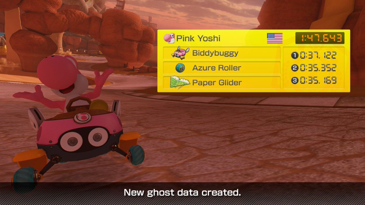 Plantera88's tweet photo. Top 10ww! 150cc tops on all desert courses now! Been one hell of a grind, but I'm super proud and happy of this accomplishment! 🏜🏜🏜 https://t.co/dSOMI8lJuN