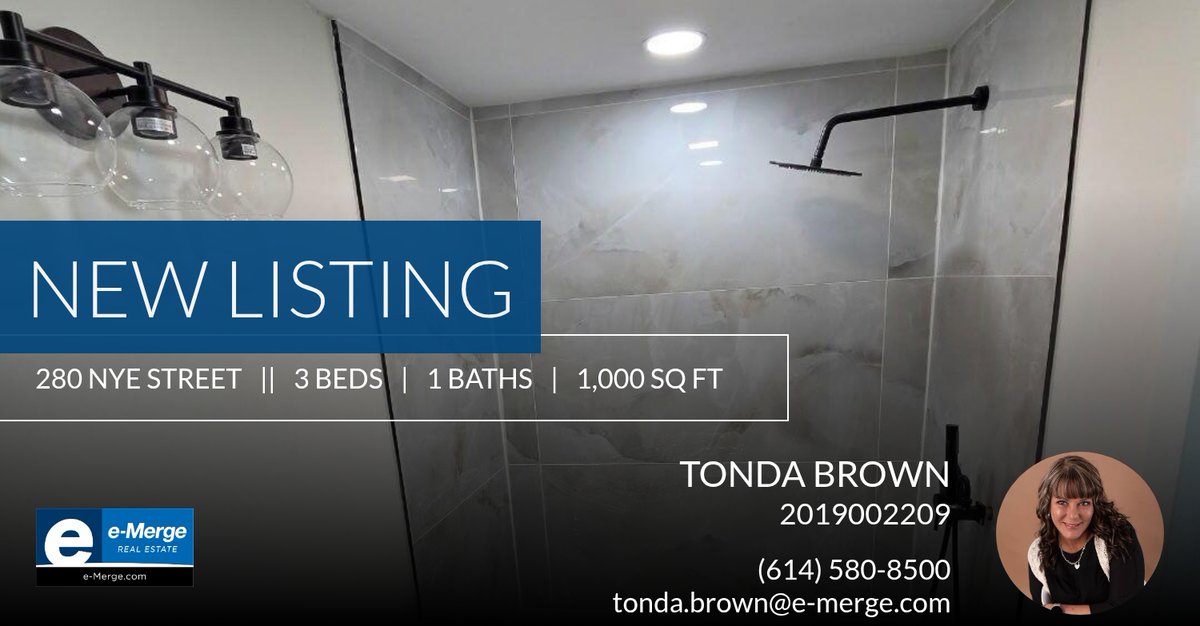 SUPWMN8's tweet photo. 📍 New Listing 📍 Check out this new property that just hit the market located at 280 Nye Street in Marion. Contact me @ (614) 580-8500 for more info!

Tonda Brown, REALTOR®
e-Merge Real Estate 
Cell: (614) 580-8500
Web: https://t.co/KHe59lYXDb... https://t.co/OZZAWzXN5i https://t.co/Iguxbr0GAY
