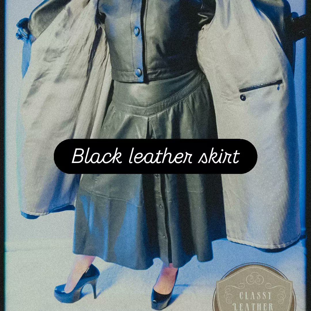 ClassyLeatherMo's tweet photo. Black. Leather.

The look. Feel. Smell. Touch. Quality. Cut. 
Gloves. Skirt. Jacket. Coat. Heels.

True lovers of leather: comment LEATHER, and repost to keep the love for leather 🔥 https://t.co/s3iwagzue6