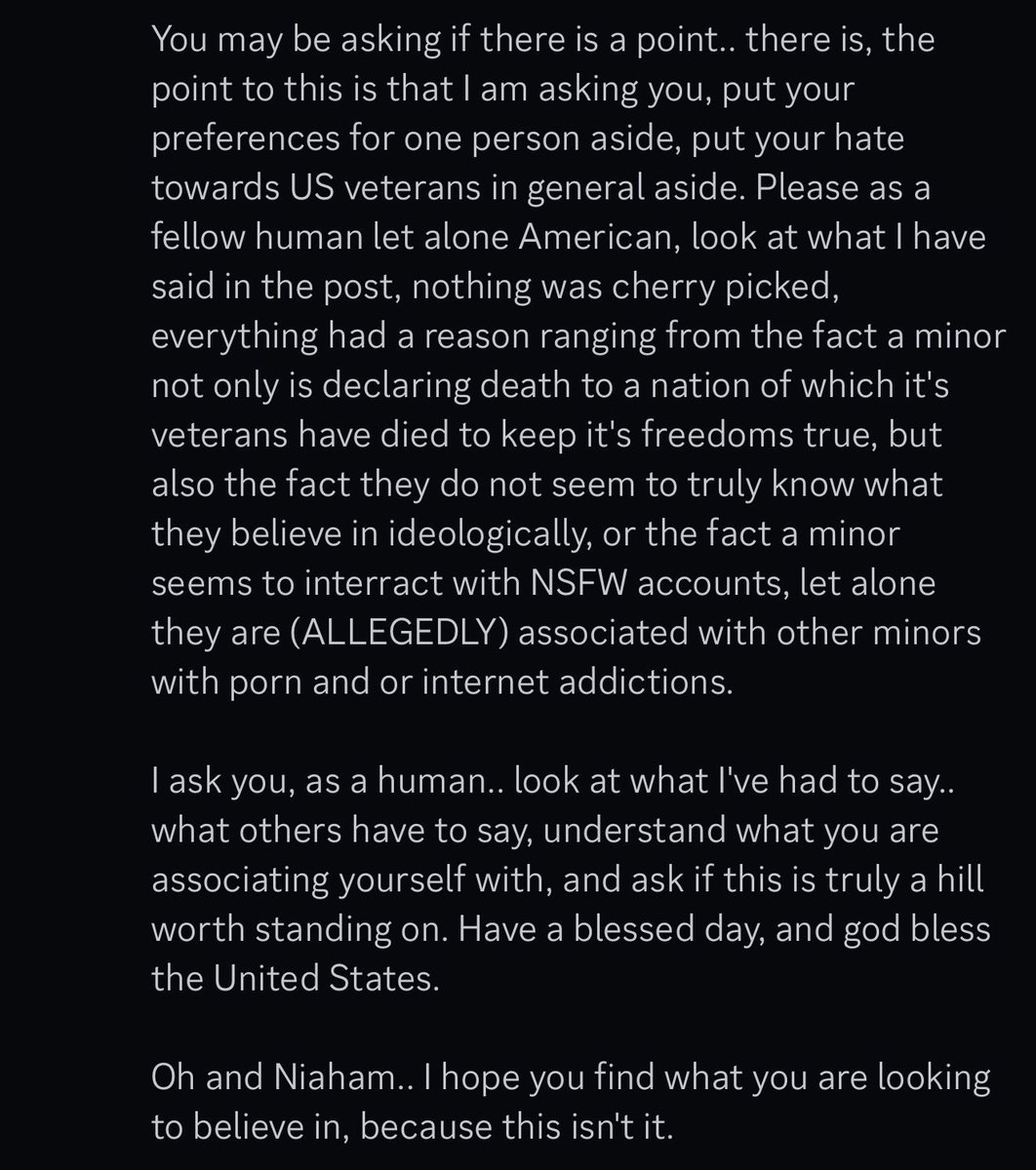 NotAStormin's tweet photo. Some words from the OP, as he is taking a break from all of this.
Please read, his words not mine https://t.co/BgU9R1zWVG