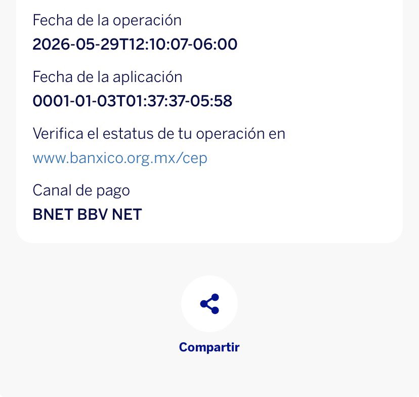 BoxMACC's tweet photo. @BBVA_Mex que está pasando con los SPEI de cuentas empresas ?? Vean la fecha de aplicación — no jodan cierre de mes y estamos con errores en sistema https://t.co/VYtyjigSgw