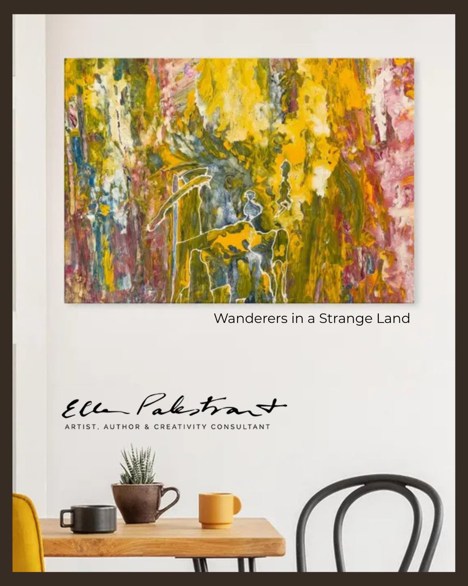 EPalestrant's tweet photo. A dream-like journey, captured on canvas. 

Wanderers in a Strange Land is a canvas fine art print of Ellen Palestrant’s original acrylic painting from her Journeys Into Color collection.

Visit:
 https://t.co/UmU8LbZW4A https://t.co/zQJSZV7RtG