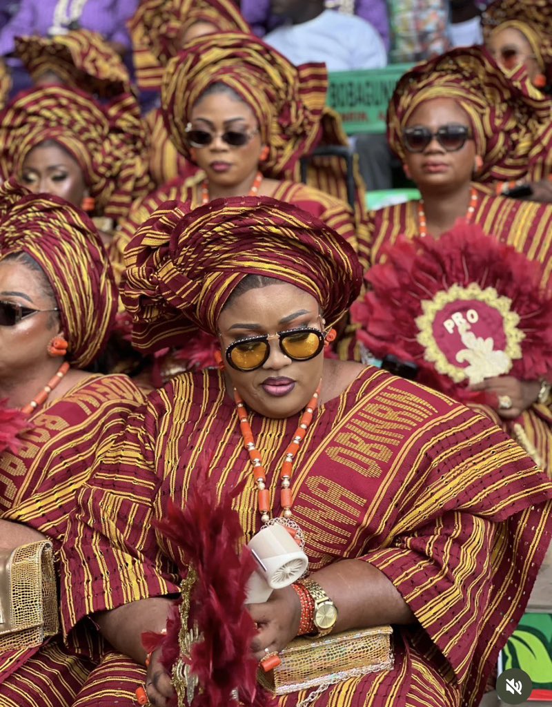 Tegad's tweet photo. Leave this style thing for yoruba women✨#OjudeOba2026 https://t.co/HodAfimxSW
