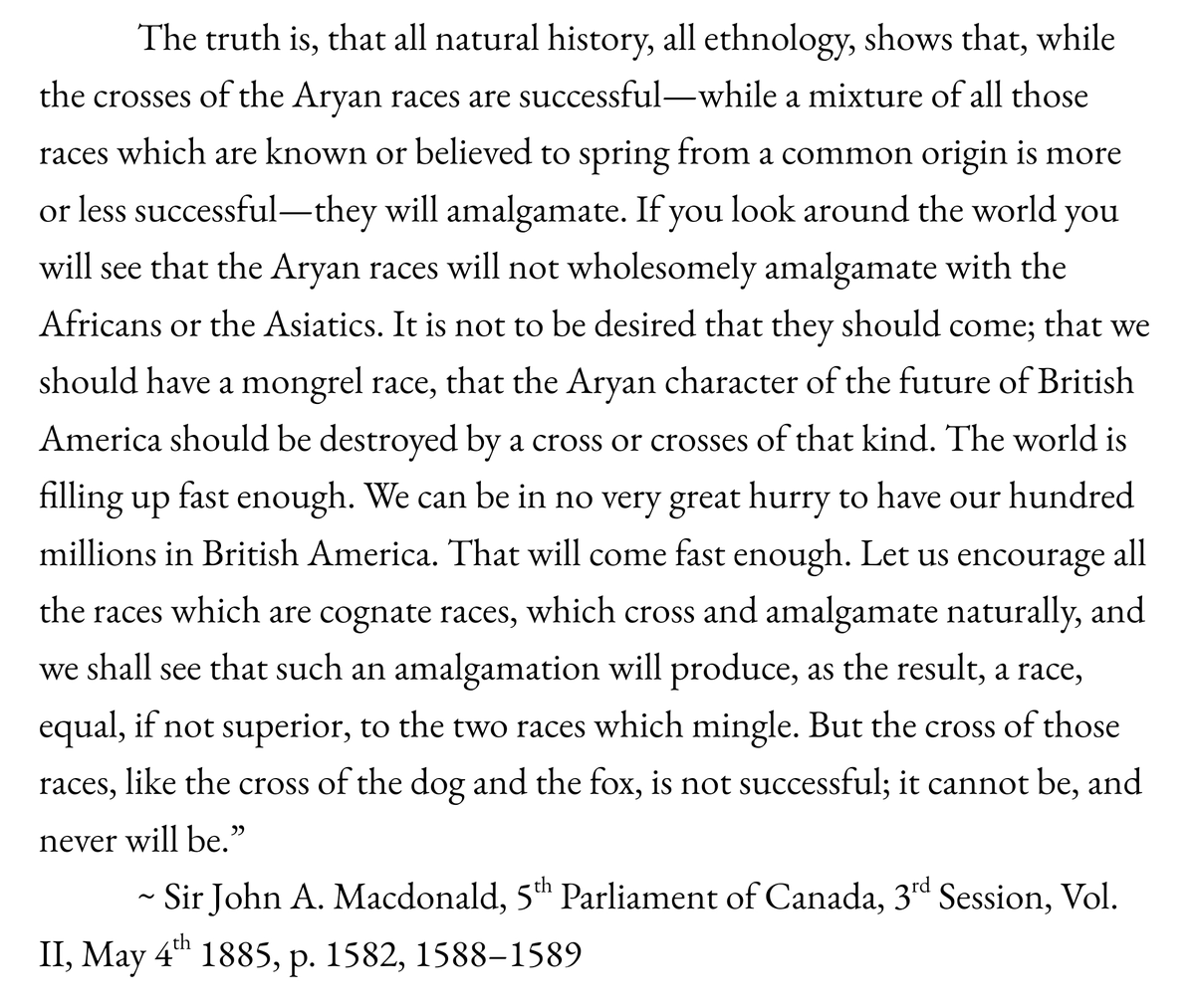 athabaskanelite's tweet photo. Sir John A. Macdonald disagrees. https://t.co/Ye5IZ6lWrR