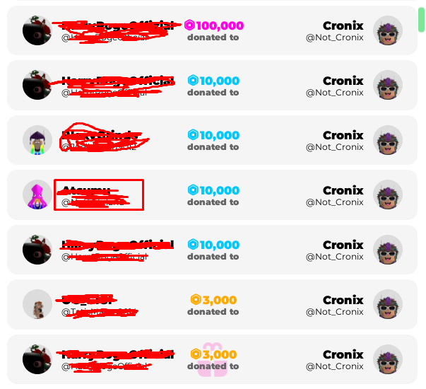 Not_Croniix's tweet photo. it was an amazing run with pls donate all the years and the memories to a great era unfortunately with the update a lot of what was possible is no longer going to be possible I'm thankful for everything
@Zenuuux @secrethazem ty so much for it all
#plsdonate #roblox https://t.co/iAapQQHcOi