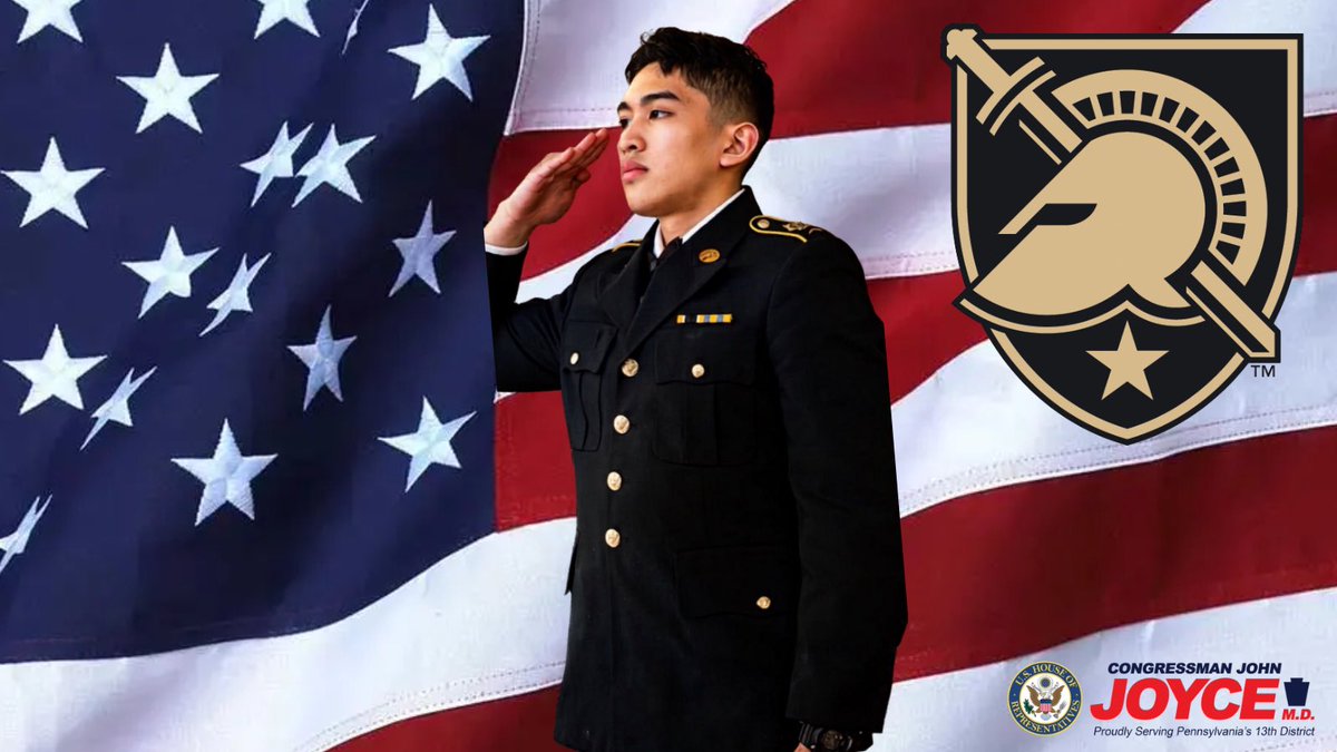 RepJohnJoyce's tweet photo. Congratulations to Franco Doydora of Juniata County on receiving an appointment to the United States Military Academy!

As his Representative in Congress, I was proud to nominate Franco to the U.S. Military Academy, and I am confident that he will continue to represent the very best of Pennsylvania’s 13th Congressional District as he serves our nation.

Thank you as well to Franco’s parents, RJ and Joanna Doydora, along with Juniata County School District Superintendent Christie Holderman and Juniata High School Principal Kelli Strawser, for the impactful mentorship that they provided throughout his journey.