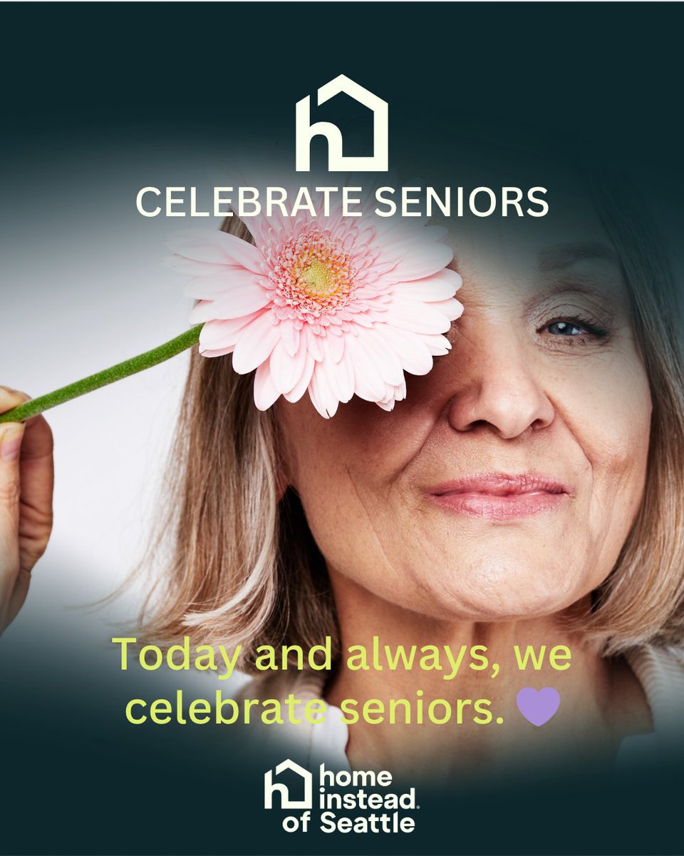 HomeInstead418's tweet photo. Celebrate Seniors
Today and always, we celebrate seniors.

During Older Americans Month and all year long, we honor the older adults who have shaped our families, neighborhoods, workplaces, and communities.

Their stories matter. Their wisdom matters. Their care matters.

At Home Instead, we are grateful for the opportunity to support seniors and families with compassionate in-home care rooted in dignity, respect, and heart.

Today and always, we celebrate seniors. 💜

Visit us on our website: https://t.co/ydA4ZHlm9o
or call us today at 206.866.0496
Home Care Services | Home Instead Seattle, West Seattle & Shoreline 

#CelebrateSeniors #OlderAmericansMonth #HomeInsteadSeattle #HomeInsteadShoreline #InHomeCare #CareWithHeart #SeniorCare #SeattleSeniorCare #ShorelineSeniorCare #AgingWithDignity #CompassionateCare