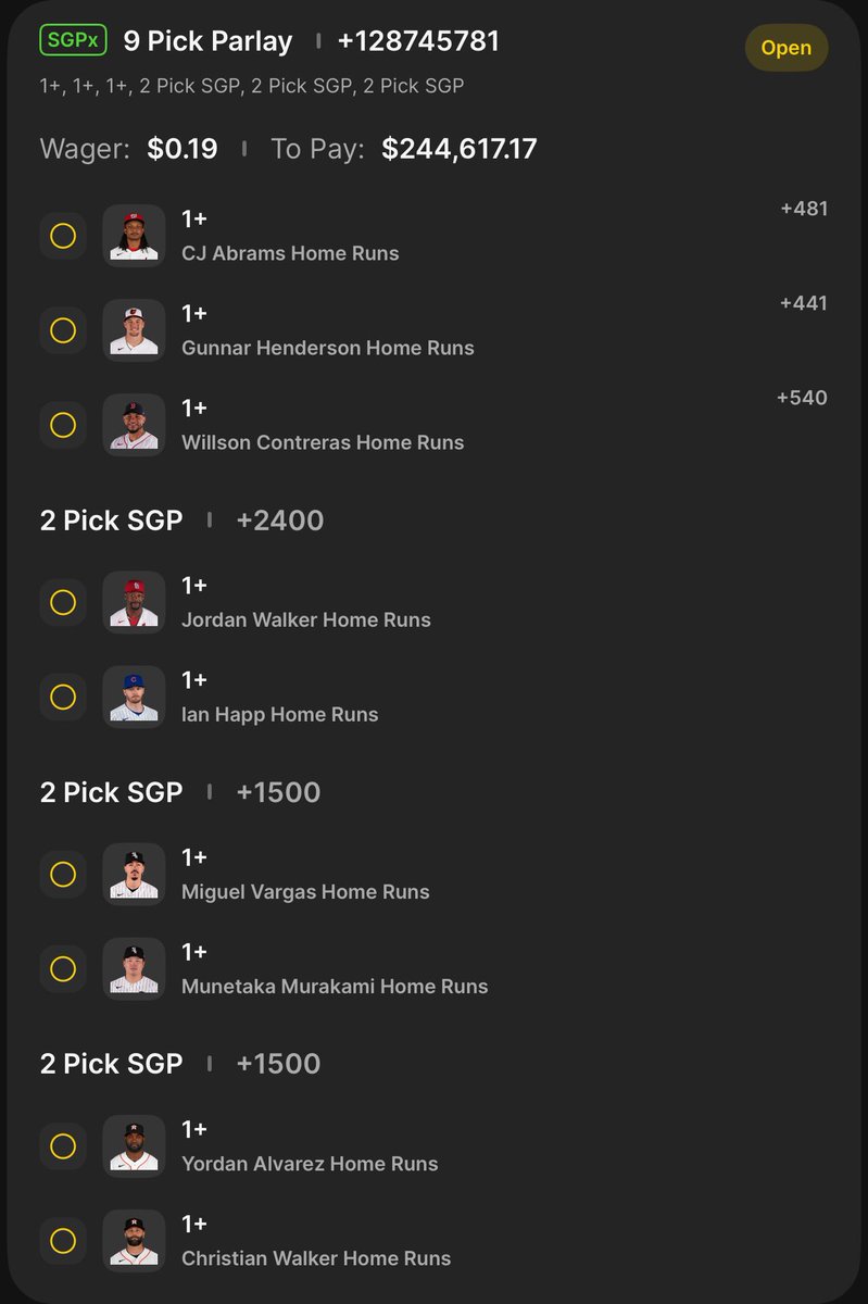 runupchecks's tweet photo. If you only have 19cents you can use this one to almost get to a quarter mil https://t.co/E06OCnepUB