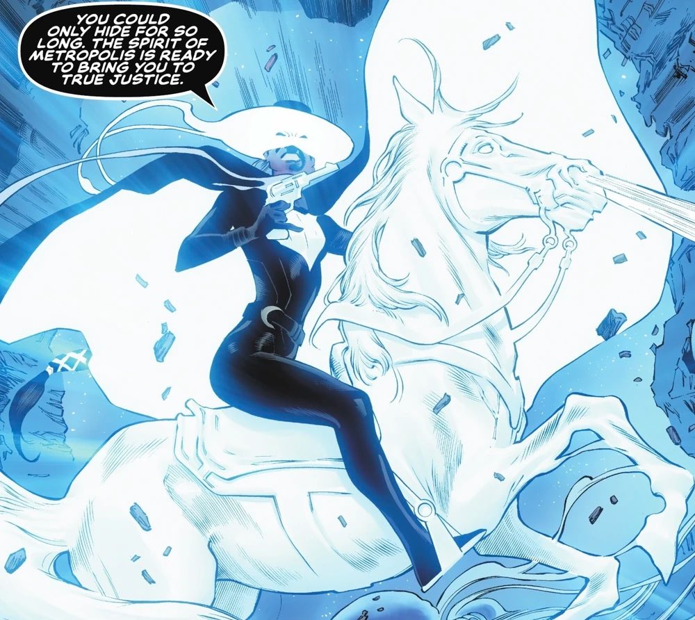 bruciebrina's tweet photo. genuinely one of the most incredible character designs of all time and dc is sick for not giving her a solo run yet https://t.co/AMDjP64NjT