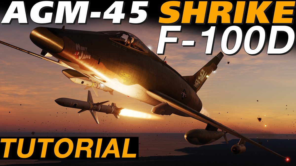 Spudspike's tweet photo. Man guys... Flyin' as a Wild Weasel I in the #DCS F-100D Super Sabre from @GrinnelliDesign  will have you sayin, Man You Gotta Be Shittin Me!

In This vid we are goin over how to use the AGM-45 Shrike in the SEAD Role!
https://t.co/exEO0roOim

#flightsim #pcgaming #flightsim https://t.co/KWJBIEpL2n