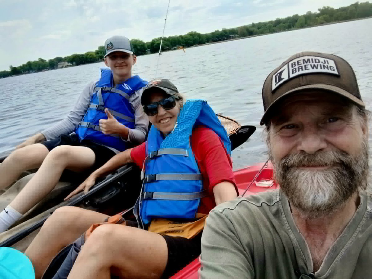 RobbieVanGogh's tweet photo. Nice morning fishing with the kayaks with Linda and our grandson, Chris. One of the true joys of retirement. https://t.co/TxjtiLFiTQ