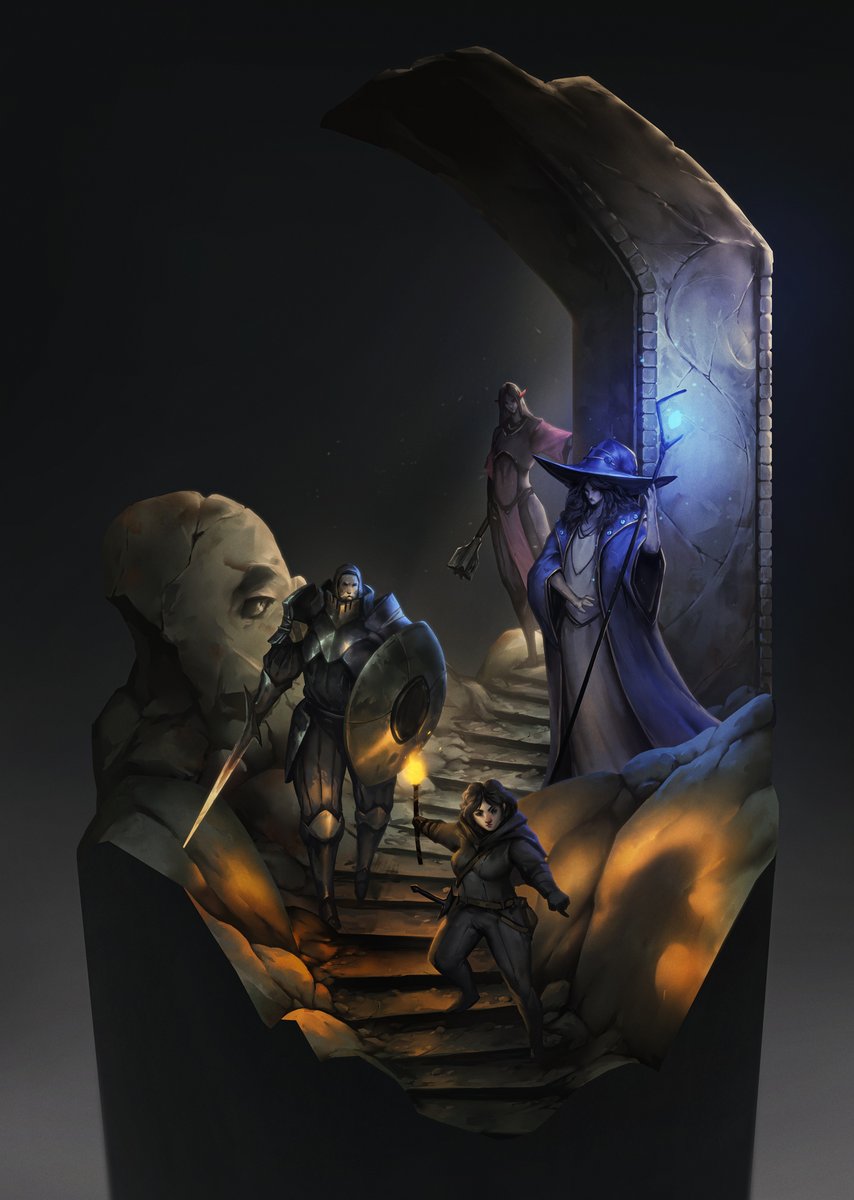 MDsf76361770's tweet photo. Descent into the dungeon
DnD artwork
#DnD https://t.co/DgbzbW4ufH