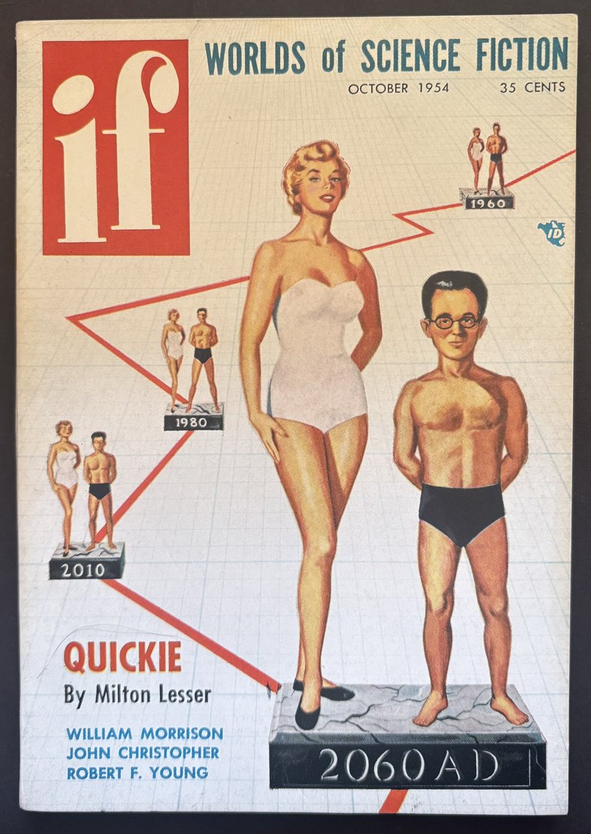 its_author's tweet photo. Latest read. If: Worlds of Science Fiction (Oct. 1954). https://t.co/NyVTp6TOpR
