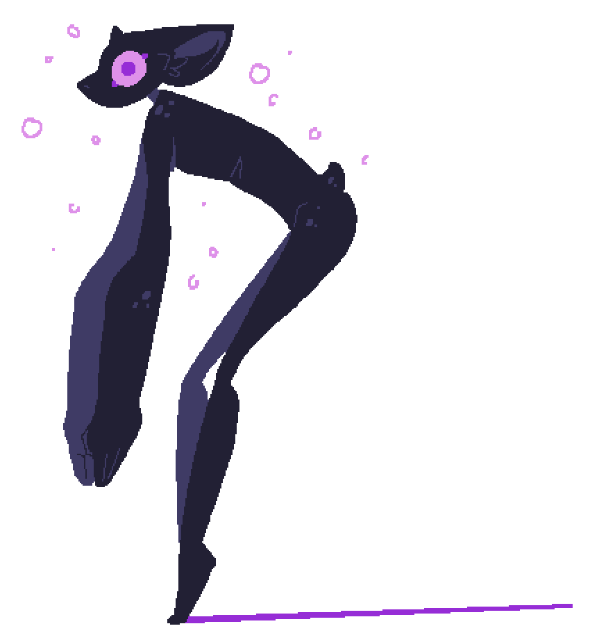 _VioMarks_'s tweet photo. enderman design

my logic behind this is that endermen serve the ender dragon, and who usually serves dragons? kobolds. so i made them tall kobolds. https://t.co/ORuxH14OM1