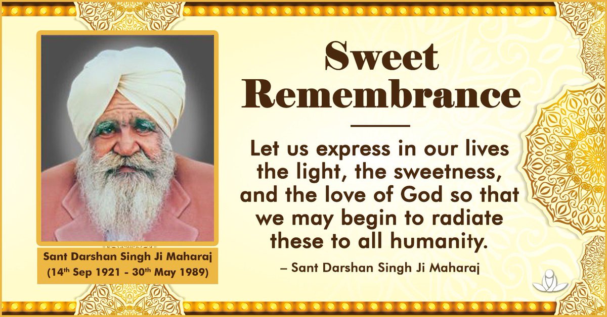 SKRMmeditate's tweet photo. #SweetRemembrance #SantDarshanSingh #MasterDarshan #SantDarshanSinghJiMaharaj #SKRM #SawanKirpalRuhaniMission https://t.co/35gYrstUhF