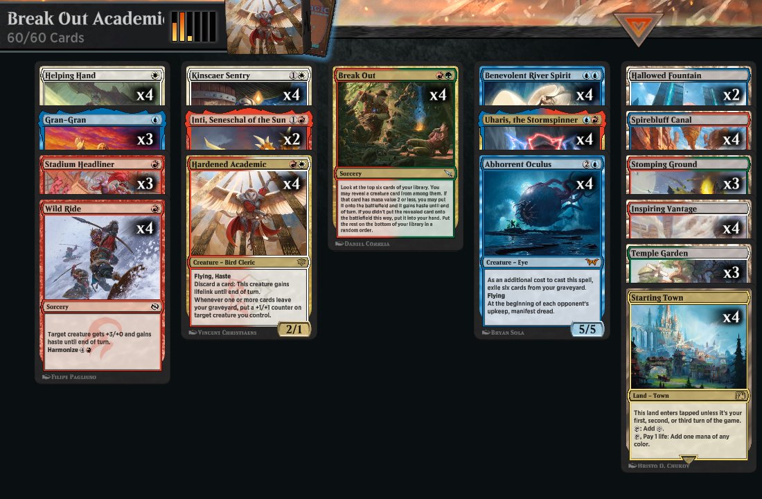 Creative_Combos's tweet photo. 4 Color Cheating in Uncastable Creatures!

Hardened Academic adds to this wacky deck that tries to cheat in River Spirit, Uharis, and Oculus on Turn 2 or 3 using Helping hand, Kinscaer Sentry, or Break Out.

Decklist and Gameplay: https://t.co/R5L1CGhUec

@fireshoes https://t.co/e19xLRUQmu